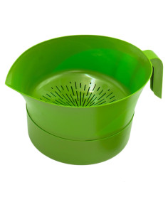 Juego de Coladores de Cocina Easy Greasy - Filtra Grasa y Lava Alimentos