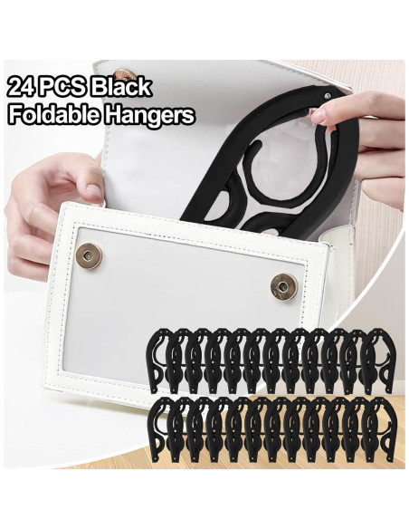 24 Perchas de Viaje Plegables Smilixin Antideslizantes