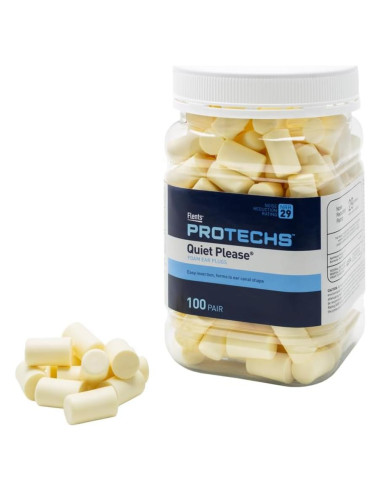 Tapones de espuma Flents Protechs 100 pares NRR 29 dB