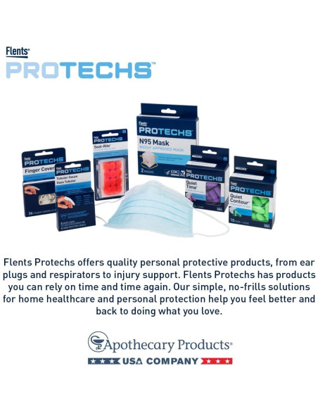 Tapones de espuma Flents Protechs 100 pares NRR 29 dB