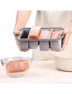 Bandeja de congelación Aichoof 1.5 Taza con tapa - 2 Pack Gris 2