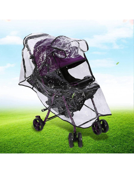 Cubierta de Lluvia Universal para Cochecito Estink - PVC Transparente