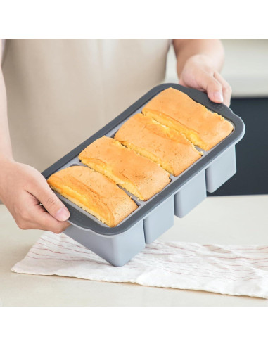 Bandeja de congelación Aichoof 1.5 Taza con tapa - 2 Pack Gris