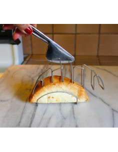 Marco para Taco Mi Taco Stand - Acero Inoxidable, 2 Piezas 2