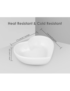 Platos de Cerámica Corazón DS. Estilo Distintivo - 4 Piezas 2