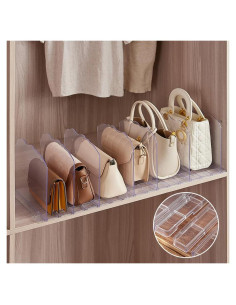 Organizador de Bolsos JXMTING 8 Capas Transparente Ajustable