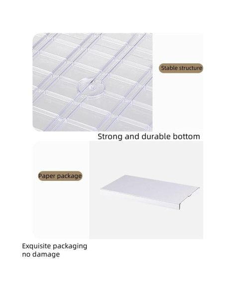 Organizador de Bolsos JXMTING 8 Capas Transparente Ajustable