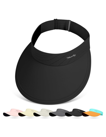 Visera de sol YANIKY para mujeres con ala ancha UPF50+