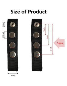 10 Extensores de Botón para Cubierta de Barco Sexyppl 1-3" 2