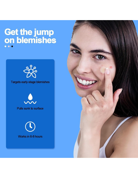 Parche Invisible para Acné Aquuaera - 180 Unidades Hidrocoloide Parche Invisible para Acné Aquuaera - 180 Unidades Hidrocoloide