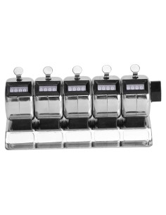 Contador Manual Mecánico Hilitand 4 Dígitos Acero Inoxidable