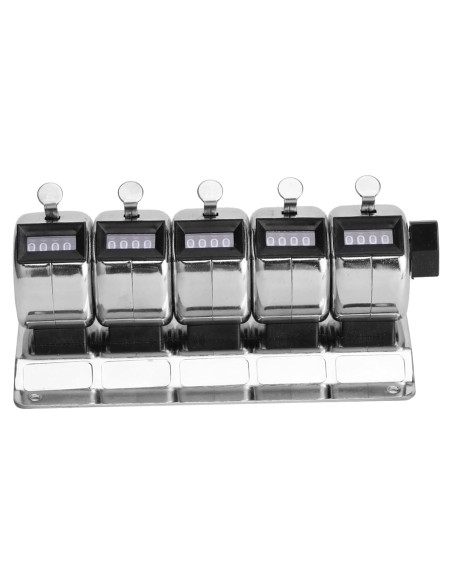 Contador Manual Mecánico Hilitand 4 Dígitos Acero Inoxidable