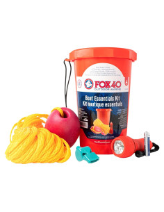 Kit de Seguridad Marina Fox 40 - Linterna, Silbato y Cuerda