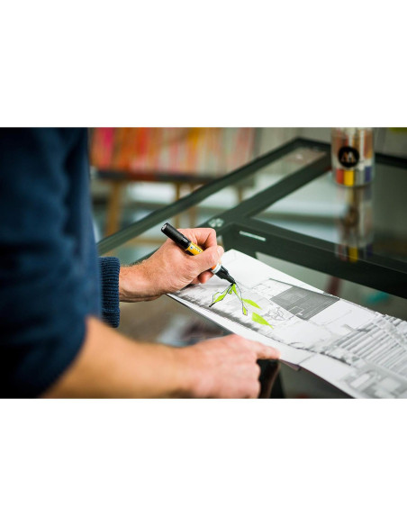 Marcador Acrílico Doble Punta MOLOTOW ONE4ALL Burdeos 1.5mm 4mm