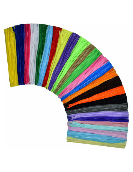 Limpiapipas de Chenille Multicolores STGYMTC 300 Piezas 30.48 cm
