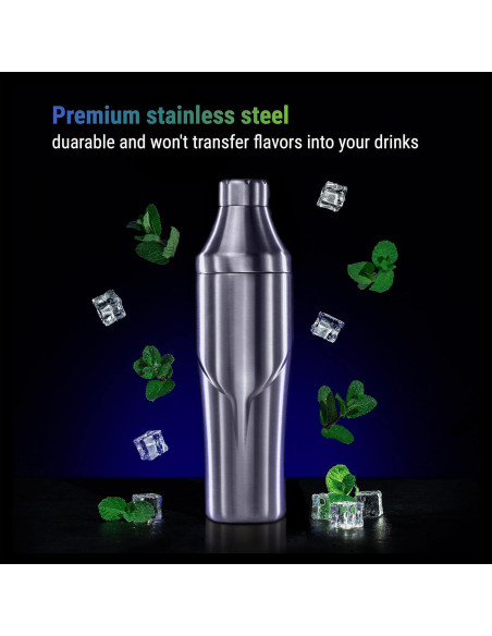 Coctelera Aislada Lexenic 24oz Acero Inoxidable - Sin Fugas