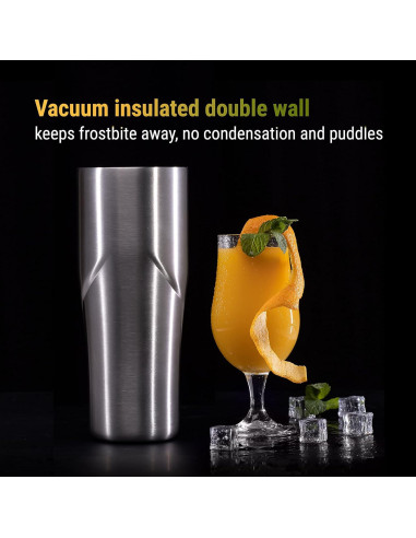 Coctelera Aislada Lexenic 24oz Acero Inoxidable - Sin Fugas