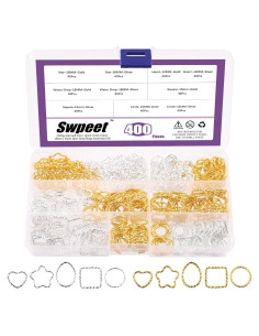 Kit 400 Anillos de Salto Abierto Swpeet 5 Formas 12-18mm