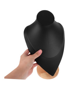 Soporte para exhibir collares OKUMEYR Negro 29x19x12cm 2