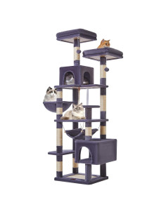 Torre para Gatos Taoqimiao MS020G 180 cm 10 Postes Rascar