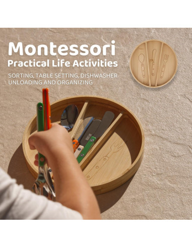 Juego de Cubiertos para Niños Aplainr - 10 Piezas de Acero Inoxidable