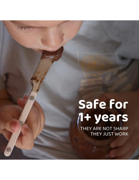 Juego de Cubiertos para Niños Aplainr - 10 Piezas de Acero Inoxidable Juego de Cubiertos para Niños Aplainr - 10 Piezas de Acero Inoxidable