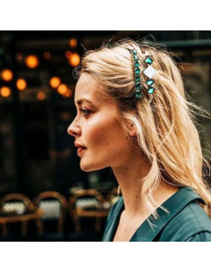 Pinzas para el cabello Wenida 20 piezas Acrílico Resina 2