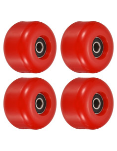 Ruedas de Patineta PATIKIL 36x54mm 85A Rojo con Rodamientos ABEC-9