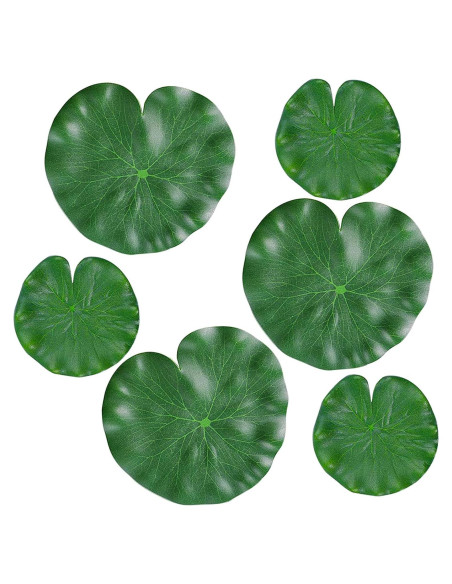 Lirios Flotantes Artificiales WhistenFla 6 Pcs Decoración Estanque