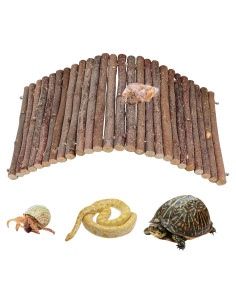 Escondite de Madera para Cangrejo Ermitaño Dnoifne 30x15 cm