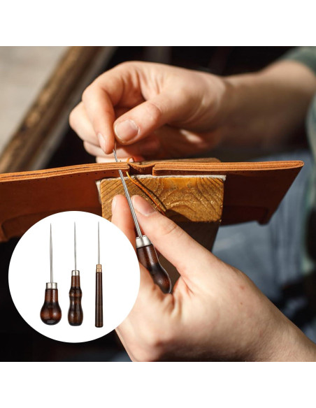 Juego de 3 Piezas de Punzón para Cuero Vin Beauty