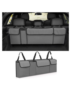Organizador de Maletero de Auto KHGUZ Plegable Gris 97x32x12cm