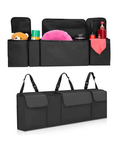Organizador de Maletero de Auto KHGUZ Plegable Gris 97x32x12cm