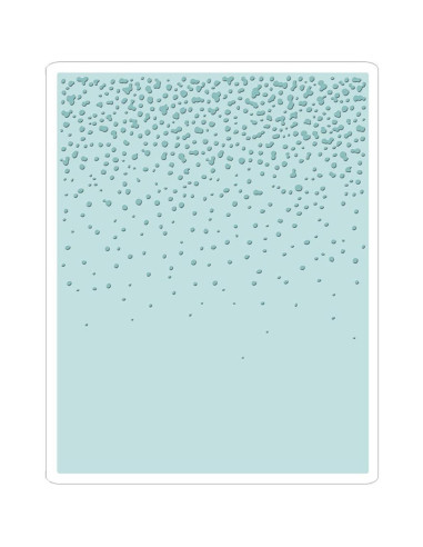 Carpeta de Relieve Sizzix Tim Holtz Copos de Nieve 13.97x10.48 cm