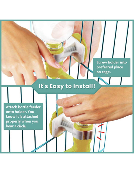 Botella de Agua para Mascotas SunGrow 296 ml Sin Goteo