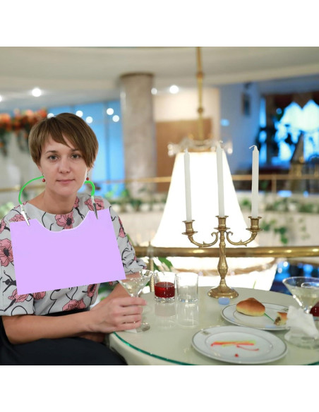 5 Clips de Babero de Silicona TSEWA con Cadenas Coloridas 5 Clips de Babero de Silicona TSEWA con Cadenas Coloridas