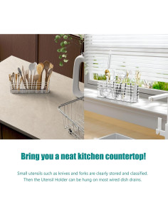 Escurridor de Platos NiuYichee Acero Inoxidable 304 Grande 2