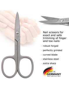 Tijeras de Uñas Curvas 3 Espadas Alemania - Acero Inoxidable 2