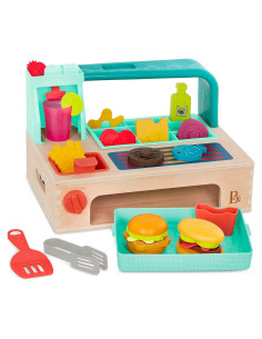 Set de Juego de Hamburguesa B. toys Mini Chef 30 Piezas