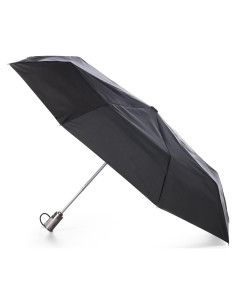 Paraguas Portátil Totes Negro Automático Impermeable 109 cm