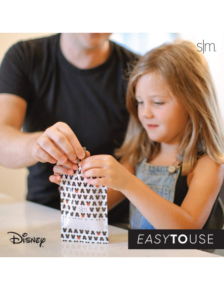 Bolsas Reutilizables para Comida Simple Modern 10-Pack 148 ml Disney