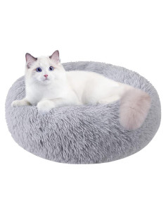 Cama redonda para perros y gatos Nisrada 50.8 cm antideslizante