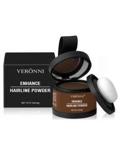 Polvo para el Cabello Hairline 28g Marrón Ceniza - Cobertura Raíces