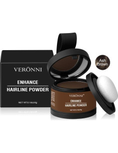 Polvo para el Cabello Hairline 28g Marrón Ceniza - Cobertura Raíces 2