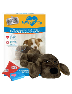 HuggiePup Pets Know Best - Juguete Calmante para Cachorros Chocolate