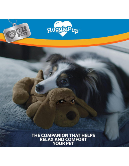 HuggiePup Pets Know Best - Juguete Calmante para Cachorros Chocolate