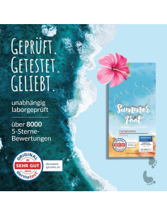 Mascarilla Exfoliante para Pies Summer Foot - 1 Par - Extractos de Pepino y Urea 2