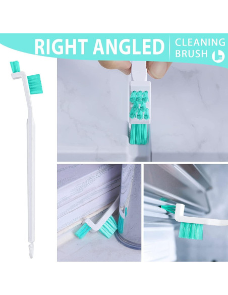 Juego de Cepillos de Limpieza Lumkew 4 pcs para Rincones