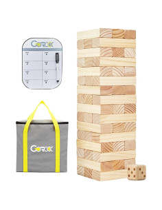 Torre de Caída Gigante Gorock 57 Pcs - Juego Familiar al Aire Libre