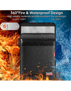 Bolsa Ignífuga y Impermeable Tamfile 15x11" para Documentos 2